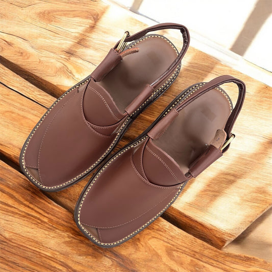 Gogo Medium Sole Chappal (Brown)