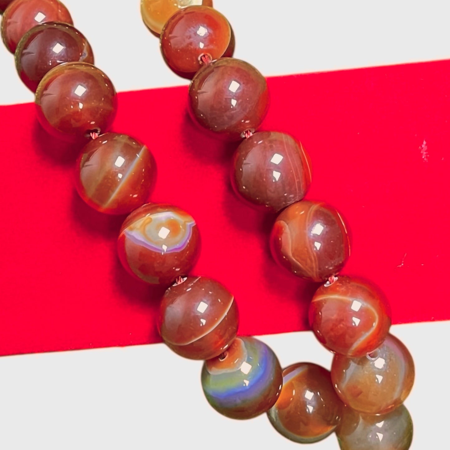 Sulemani Aqeeq Tasbeeh (14 mm | 21 Beads)