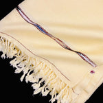HANDMEAD SWATI WOOLEN SHAWL (cream color 480-g)