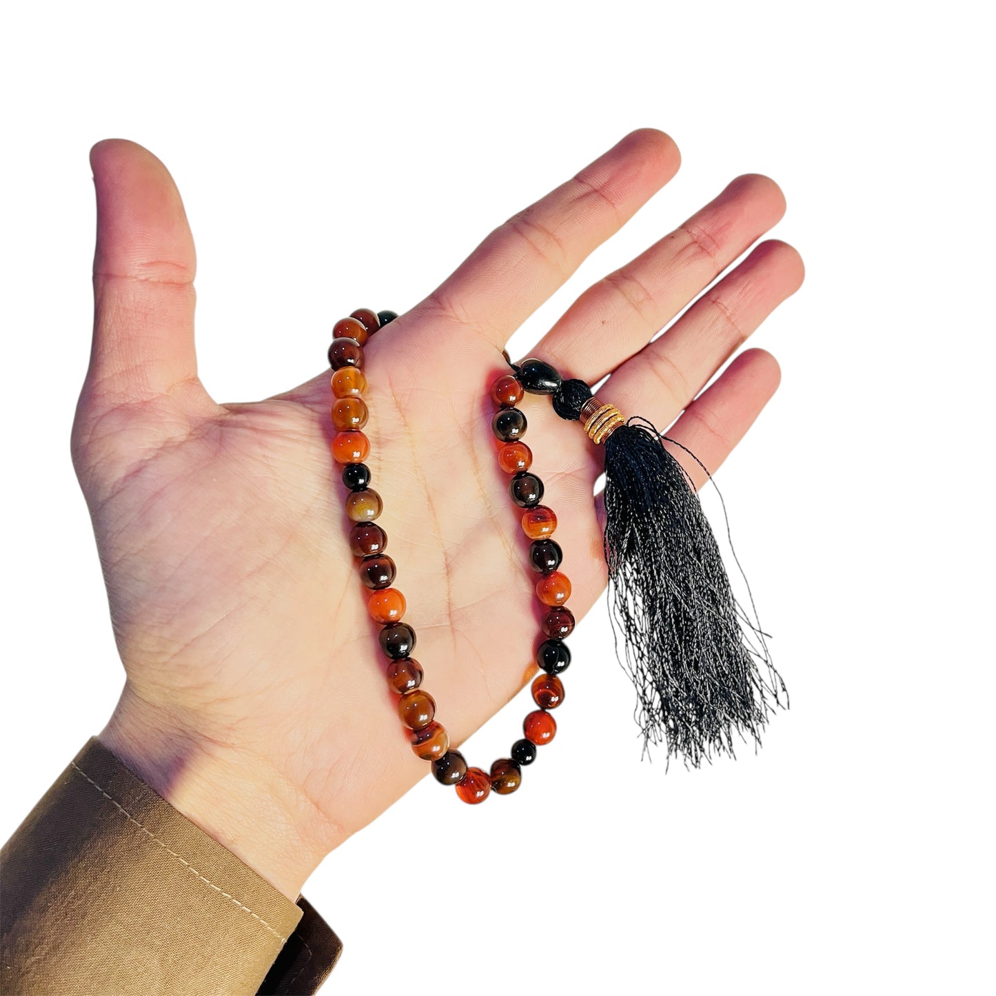 Sulemani Aqeeq Tasbeeh (8mm | 33 Beads)